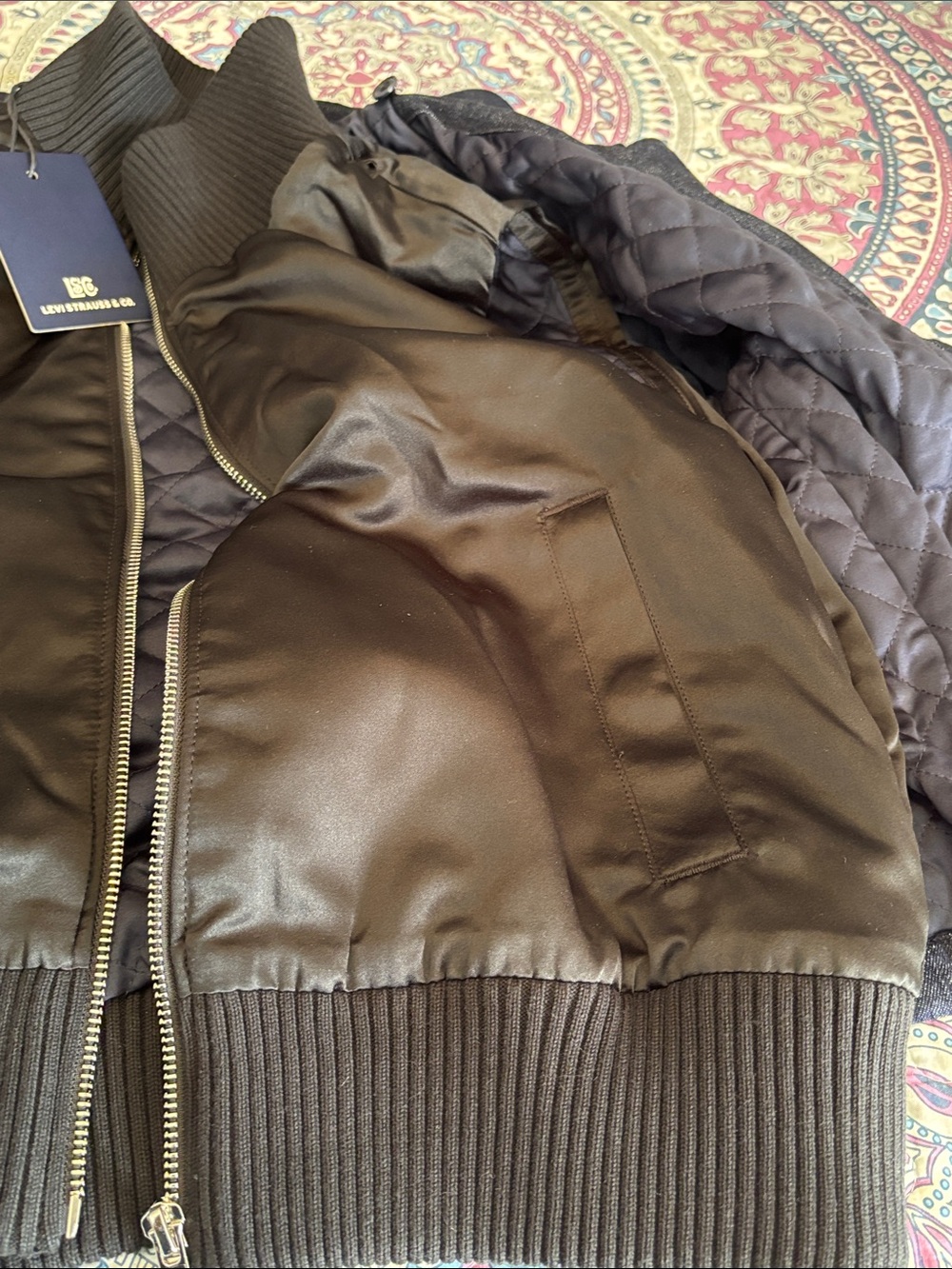NWT Levi’s Jean Jacket with Detachable Vest - Picture 9 of 11